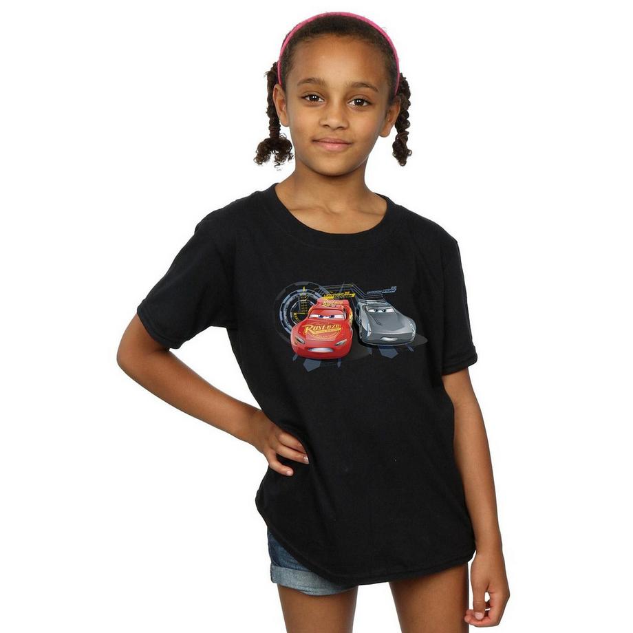 Disney  Cars Lightning Vs Storm TShirt 