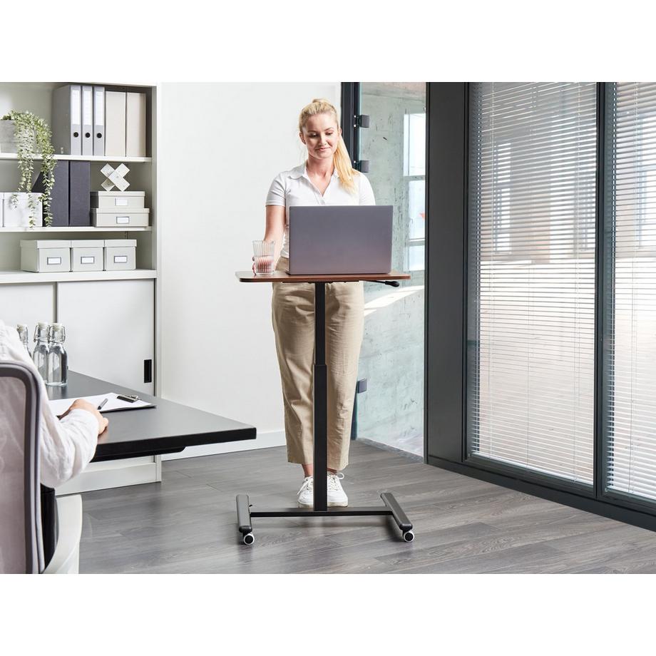 Beliani Laptoptisch manuell höhenverstellbar aus Faserplatte  ACADEMIA  