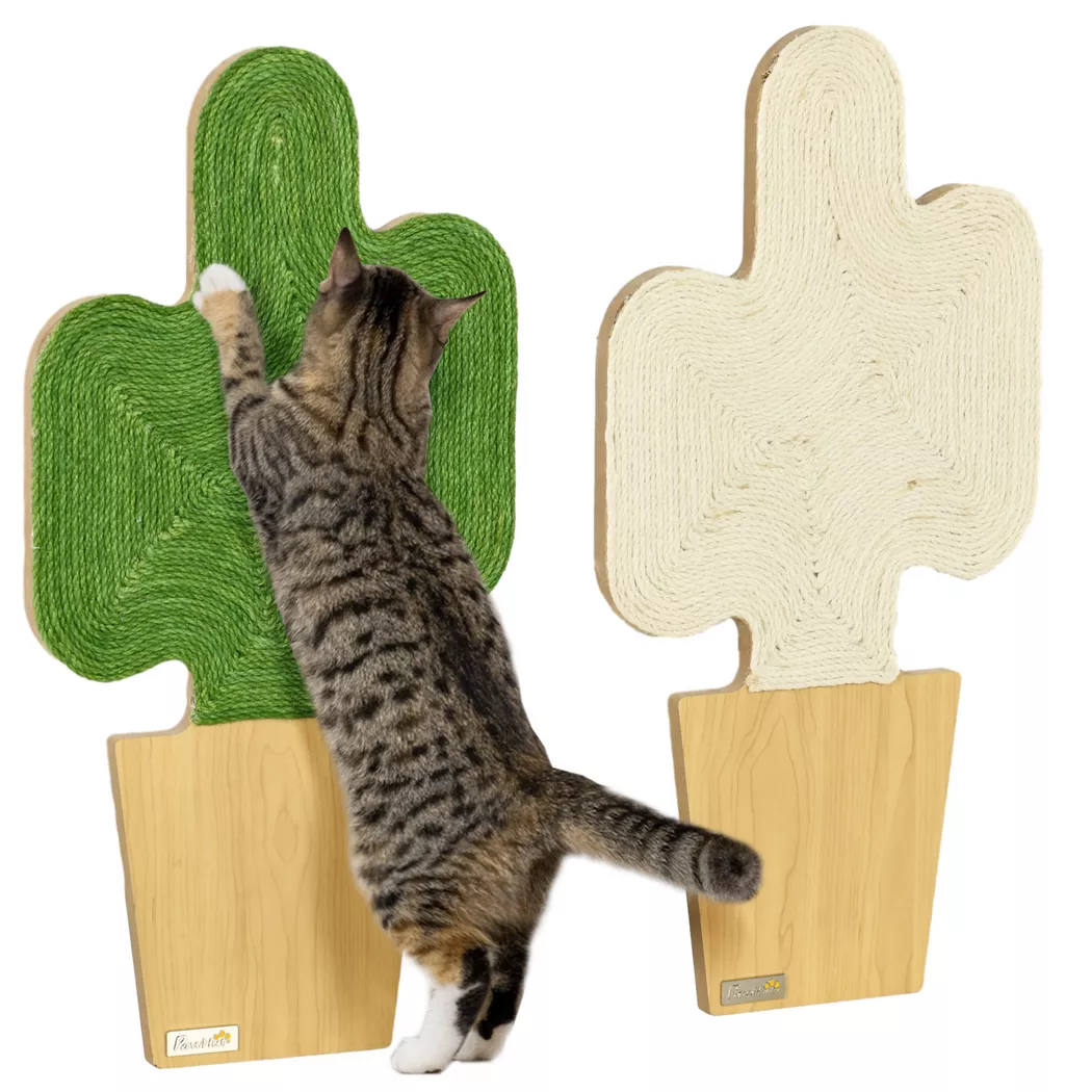 PawHut - Kratzmatte, One Size, Eiche