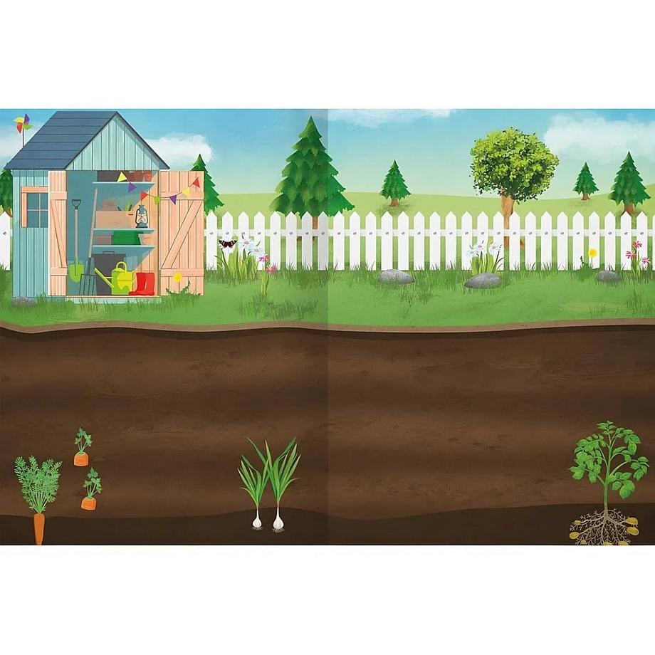 ARS EDITION  Erstes Stickern - Im Garten 