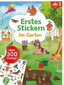 ARS EDITION  Erstes Stickern - Im Garten 