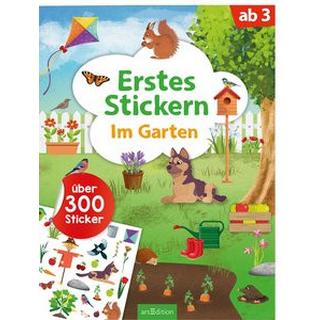 ARS EDITION  Erstes Stickern - Im Garten 