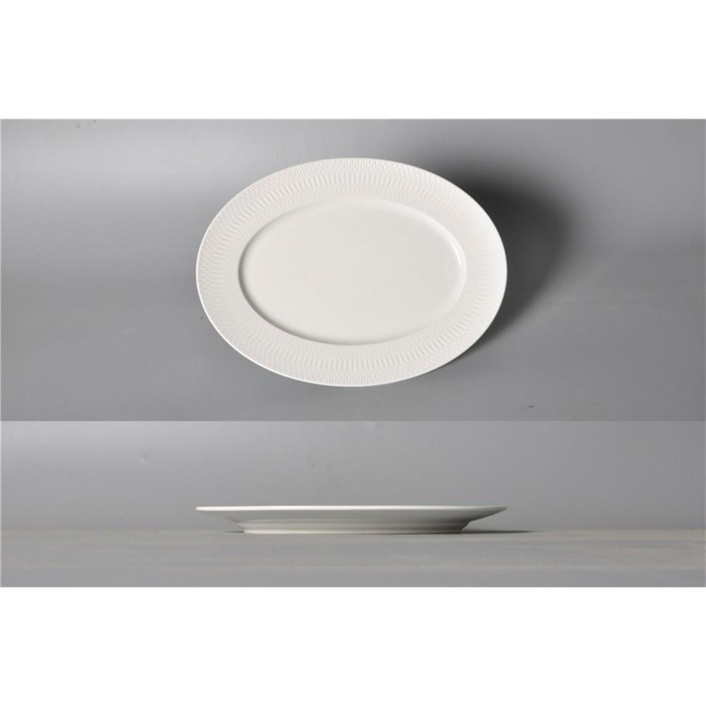 Aulica  PLAT OVALE BLANC PRINCESSE 