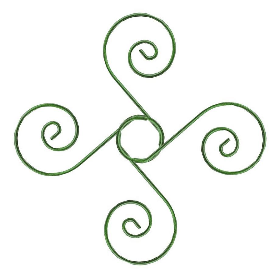 B2X  Grüne Metallhaken: 40 Stück für Christbaumschmuck 