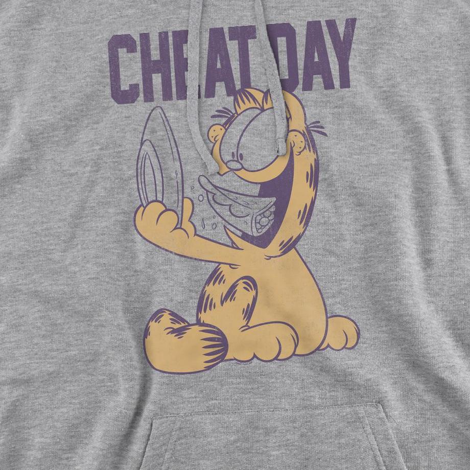 Garfield Sweat À Capuche Cheat Day  