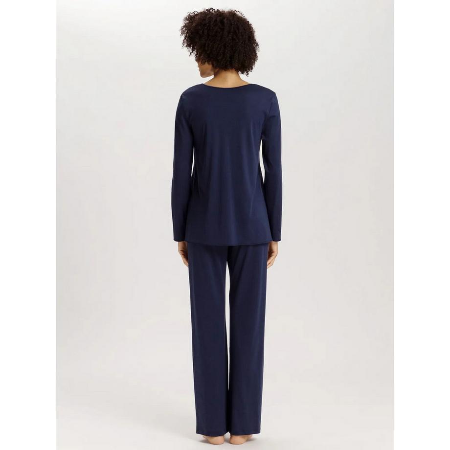 HANRO Cotton Silk Pyjama Manches Longues  