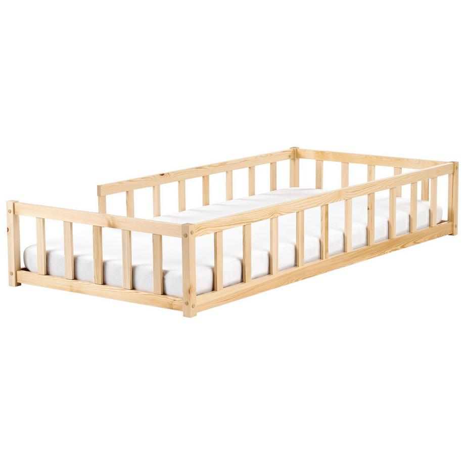 Beliani Lit d'enfant en Bois de pin Scandinave MEYMAC  