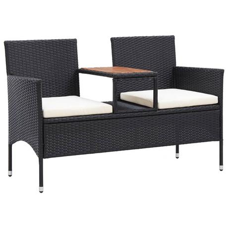 VidaXL Gartenbank poly-rattan  