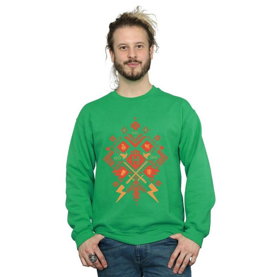 Harry Potter Geometrisches Muster Sweatshirt  