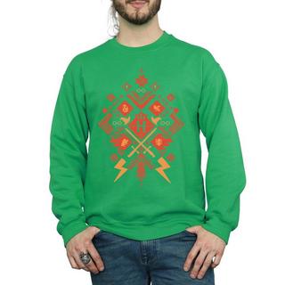 HARRY-POTTER  Christmas Fair Isle Sweatshirt 