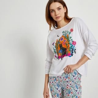 La Redoute Collections  Pyjama mit langen Ärmeln 