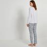 La Redoute Collections  Pyjama mit langen Ärmeln 