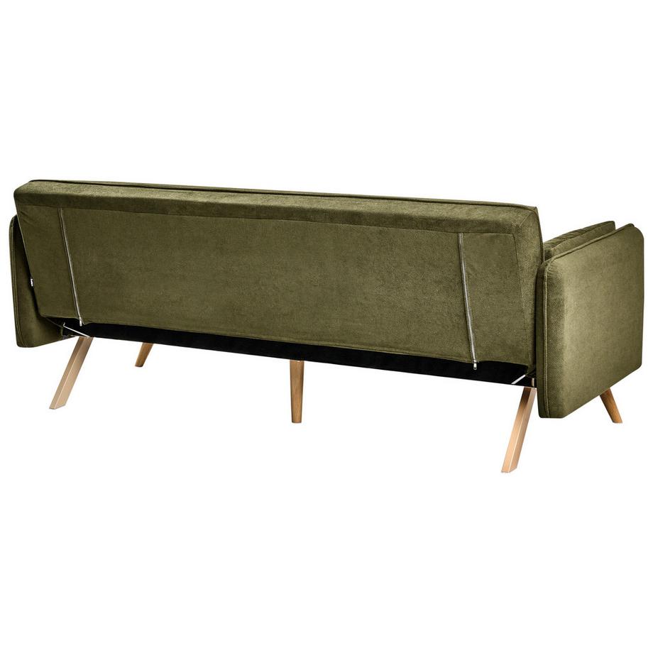 Beliani Schlafsofa aus Stoff  ASAA  