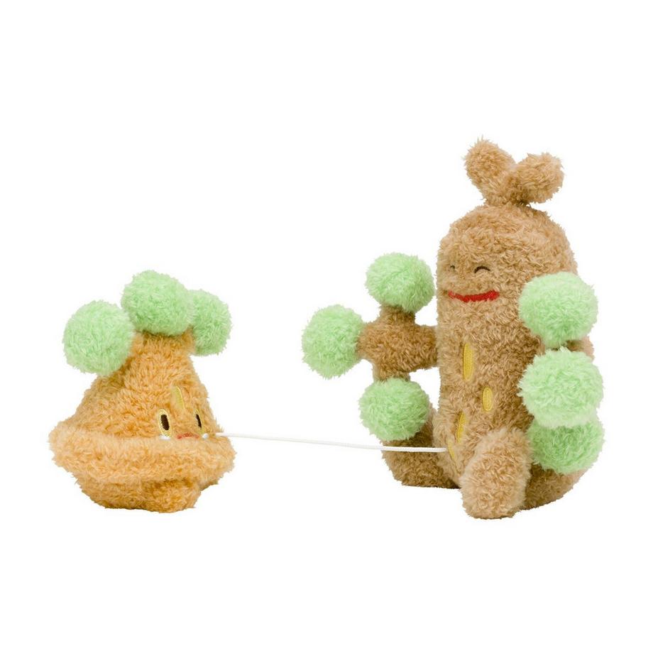 Pokemon  Sudowoodo & Bonsly Buruburu Mugyu! Fluffy Plush 