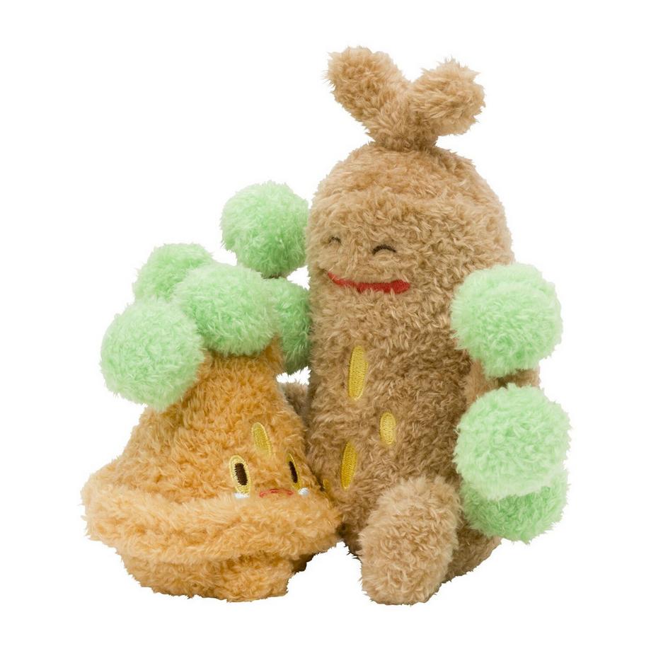 Pokemon  Sudowoodo & Bonsly Buruburu Mugyu! Fluffy Plush 