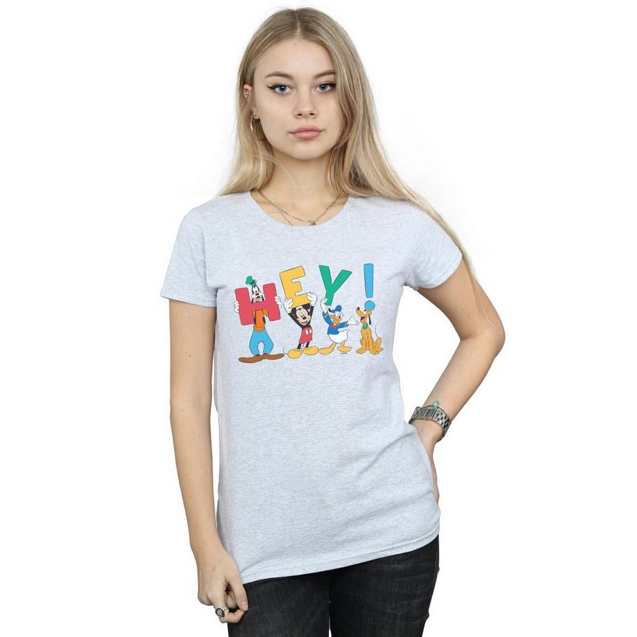 Disney Friends Hey T-Shirt Imprimé  