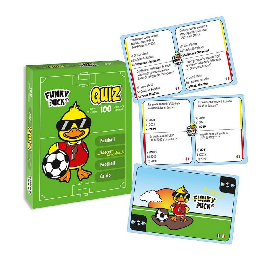 Unique-Gaming Partners  Funky Duck - Quiz Fussball 