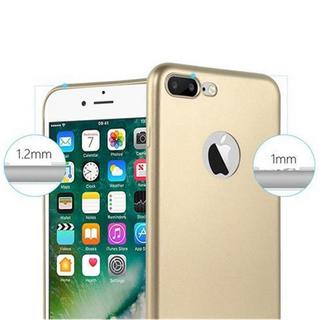 Cadorabo  Coque pour Apple iPhone 8 PLUS / 7 PLUS / 7S PLUS en METALLIC OR - Housse Protection Souple en Silicone TPU avec Anti-Choc et Anti-Rayures - Ultra Slim Fin Gel Case Cover Bumper 