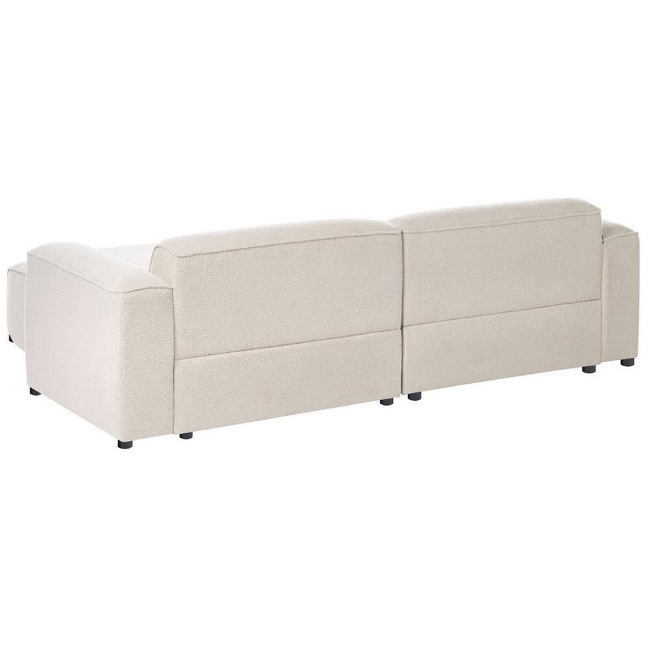 Beliani Canapé d'angle gauche en Bouclé Moderne FAABORG  