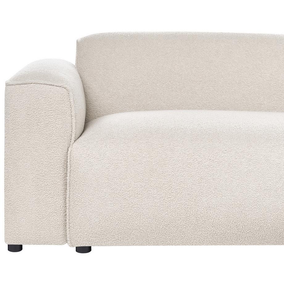 Beliani Canapé d'angle gauche en Bouclé Moderne FAABORG  