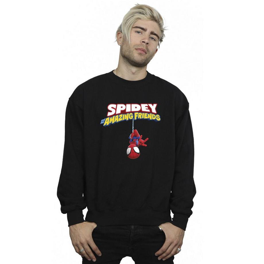 MARVEL Spidey and His Amazing Friends Hanging Upside Down Sweatshirt  