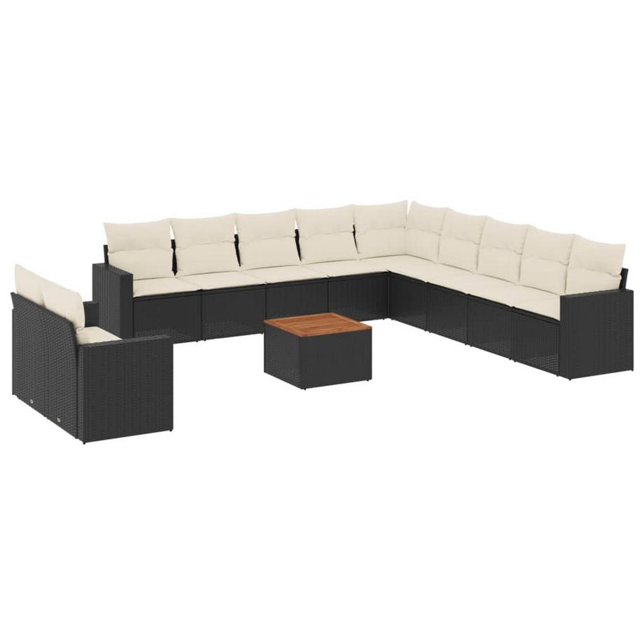 set divano da giardino Polirattan