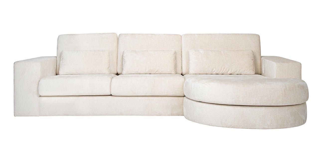 mutoni Ecksofa Felix Ottomane rechts weiss 300  