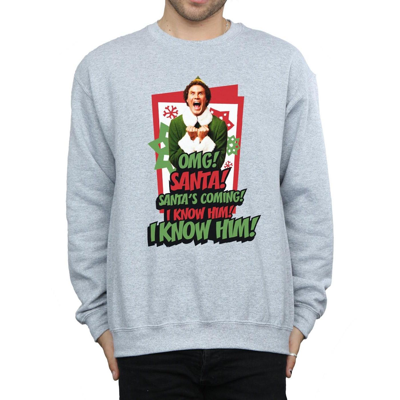 Elf OMG Santa Sweatshirt  