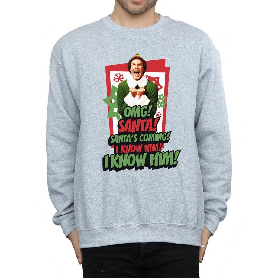 Elf OMG Santa Sweatshirt  