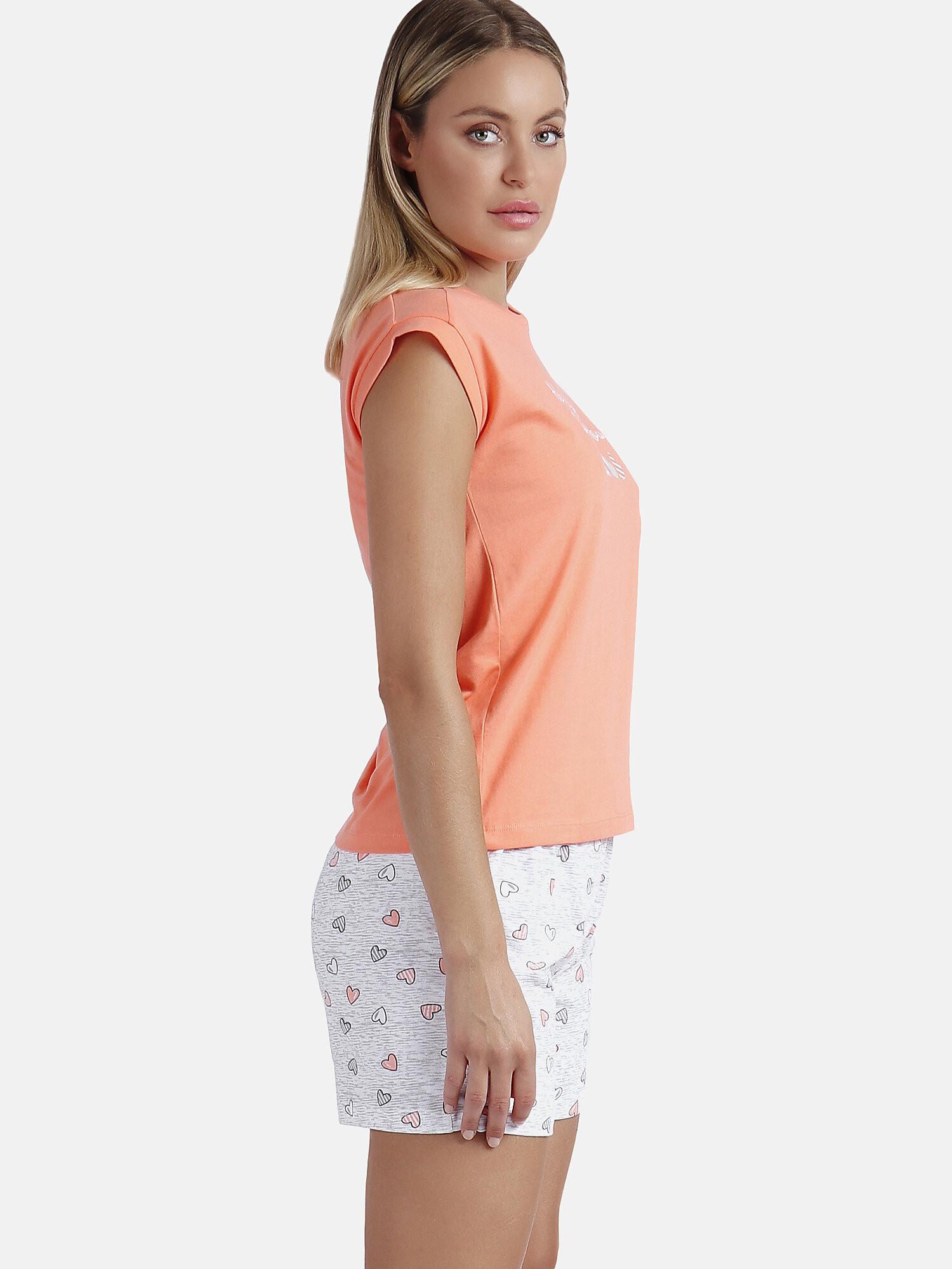 Admas  Pigiama loungewear pantaloncini t-shirt Always Love You 