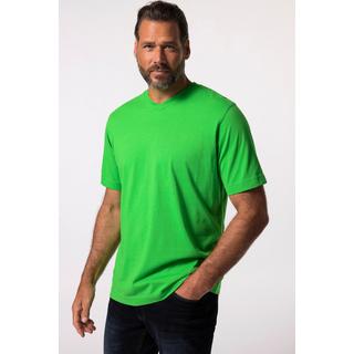 JP1880  T-shirts, collection Basic, lot de 2. Col en V et manches courtes vert pomme 