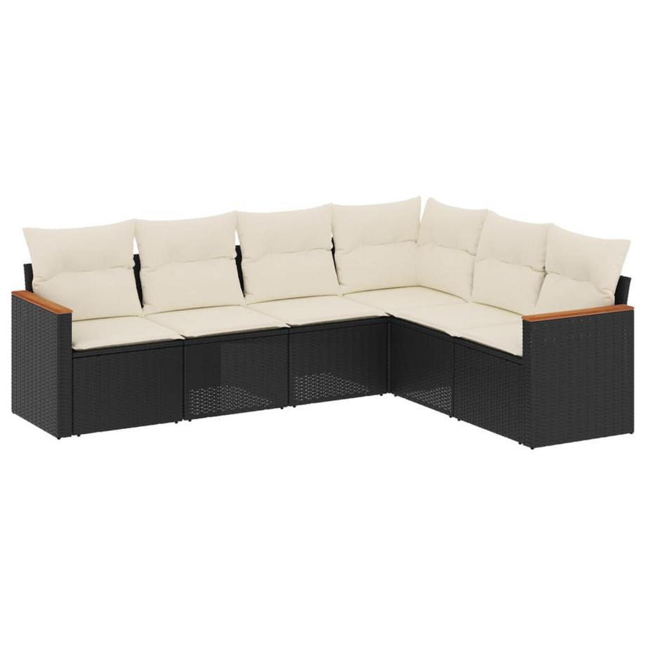 set divano da giardino Polirattan