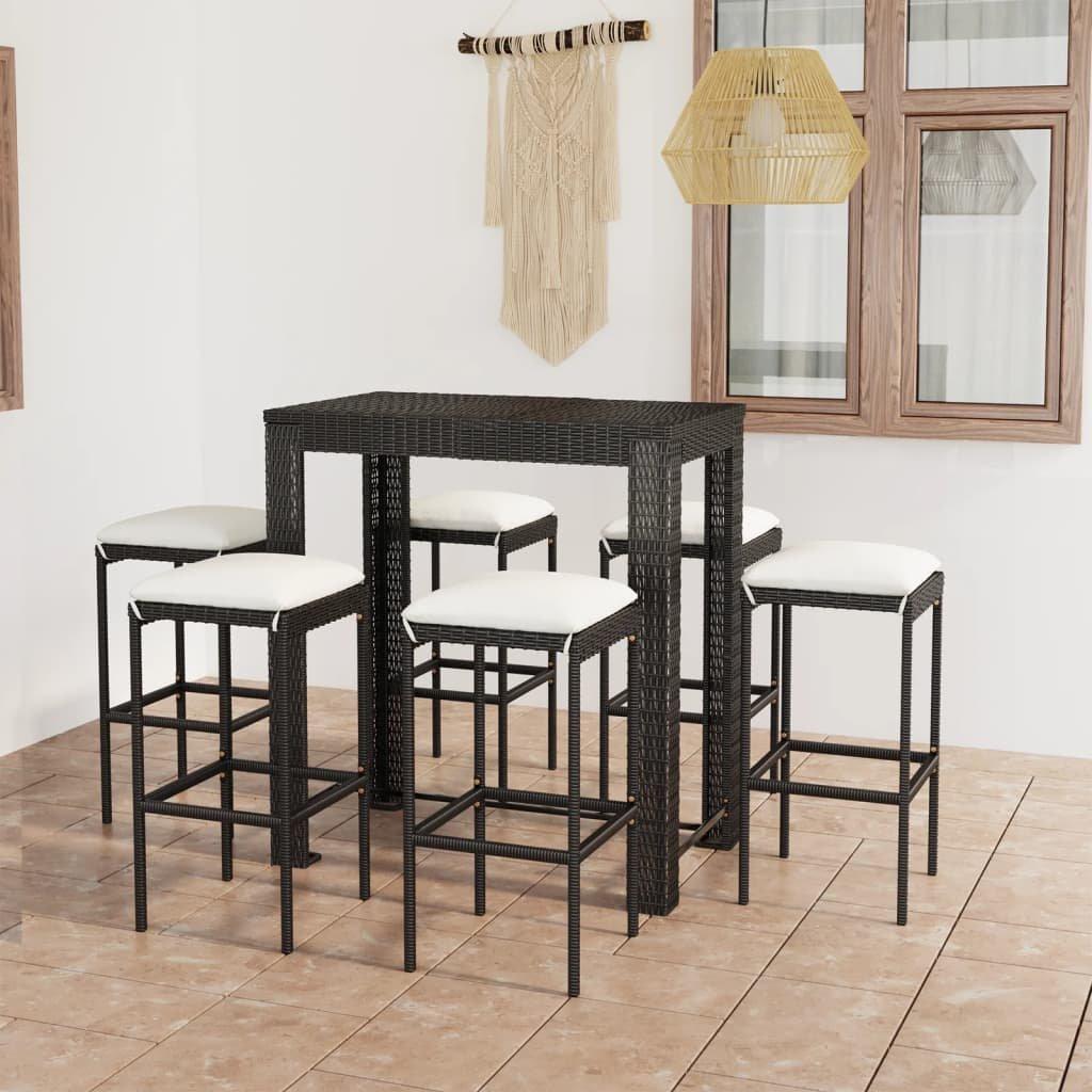 VidaXL Bar-set poly-rattan  