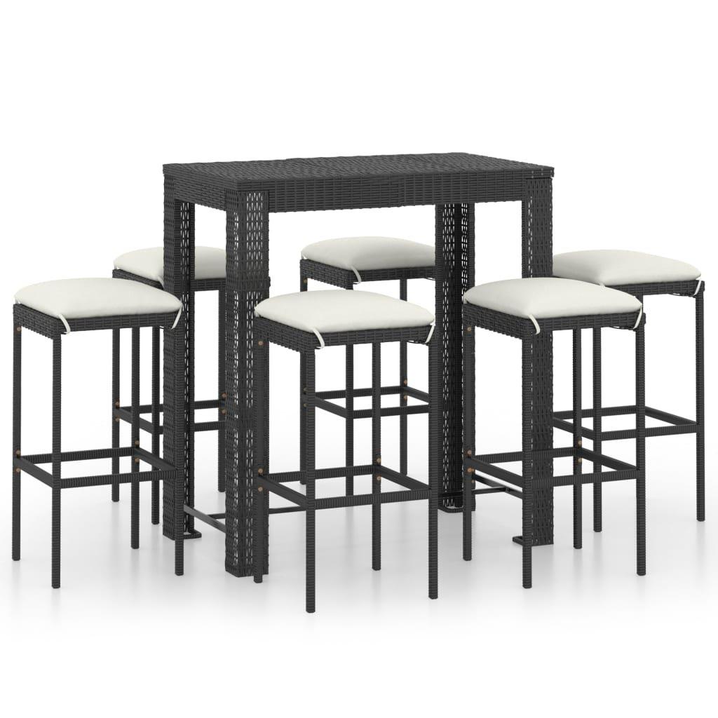 VidaXL Bar-set poly-rattan  