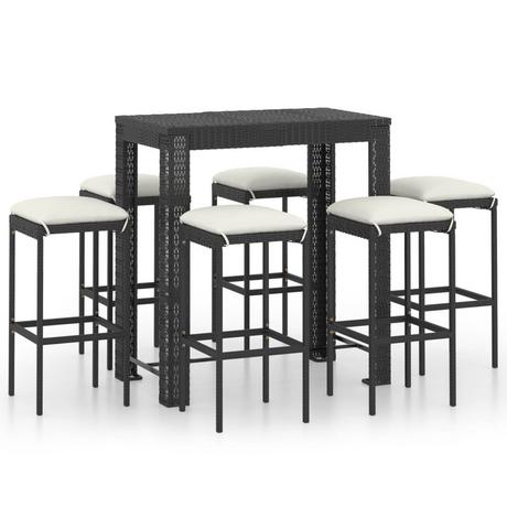 VidaXL Bar-set poly-rattan  