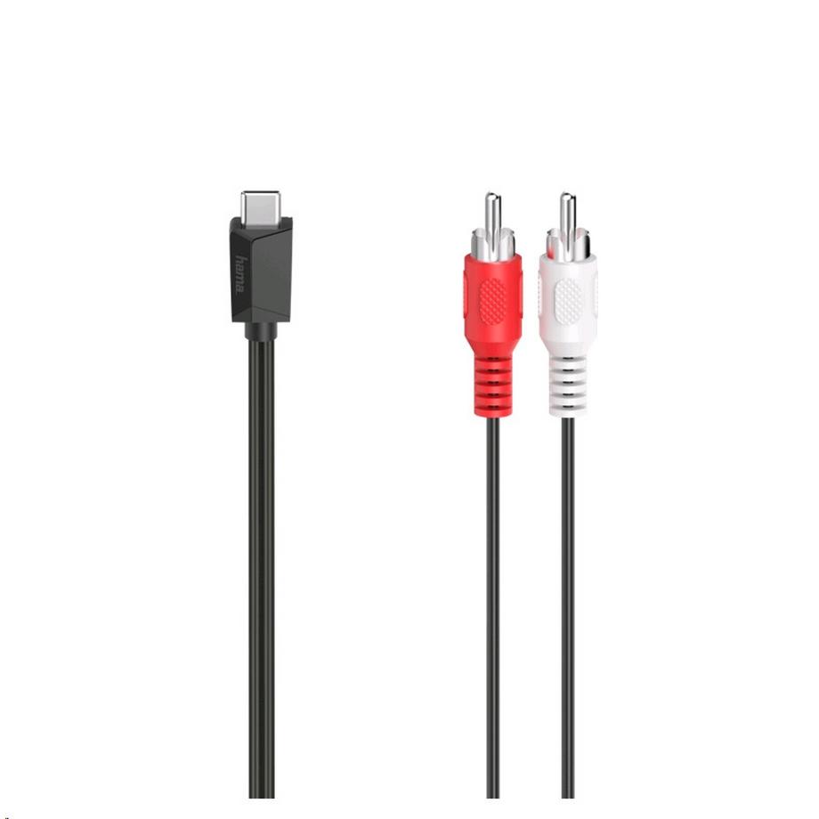 Audio-Kabel, USB-C-SteckerCinch-Stecker, Stereo, 1,50 m