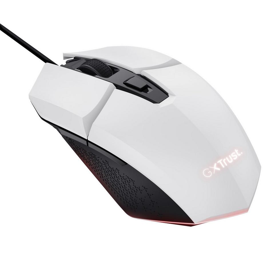 Trust  GXT 109W Felox beleuchtete Gaming-Maus Weiß 