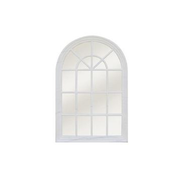 Specchio finestra Legno di eucalipto Grigio MONTESQUIEU