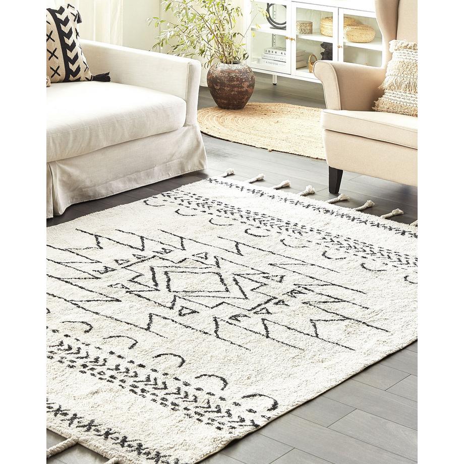 Beliani Tapis en Coton  KHOURIBGA  