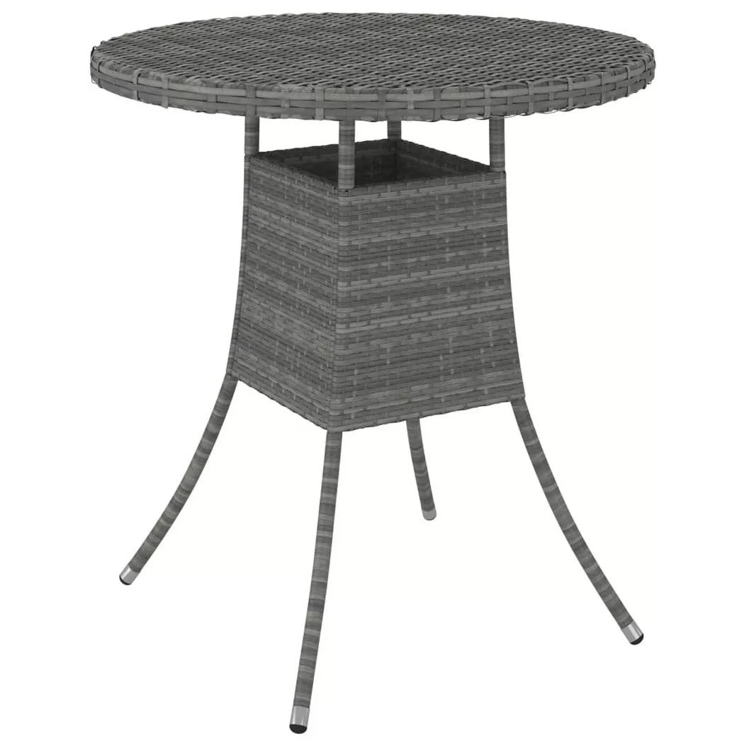 VidaXL - Table de jardin, One Size, Gris