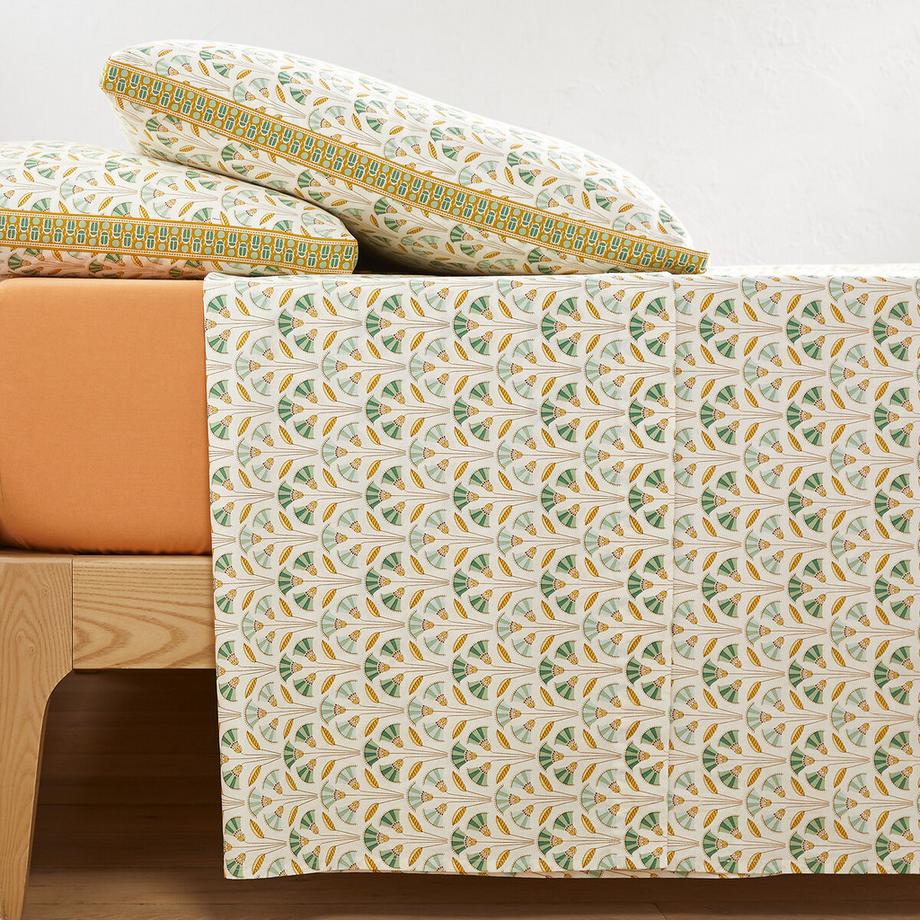 La Redoute Intérieurs Drap Plat Osis Coton Lavé  