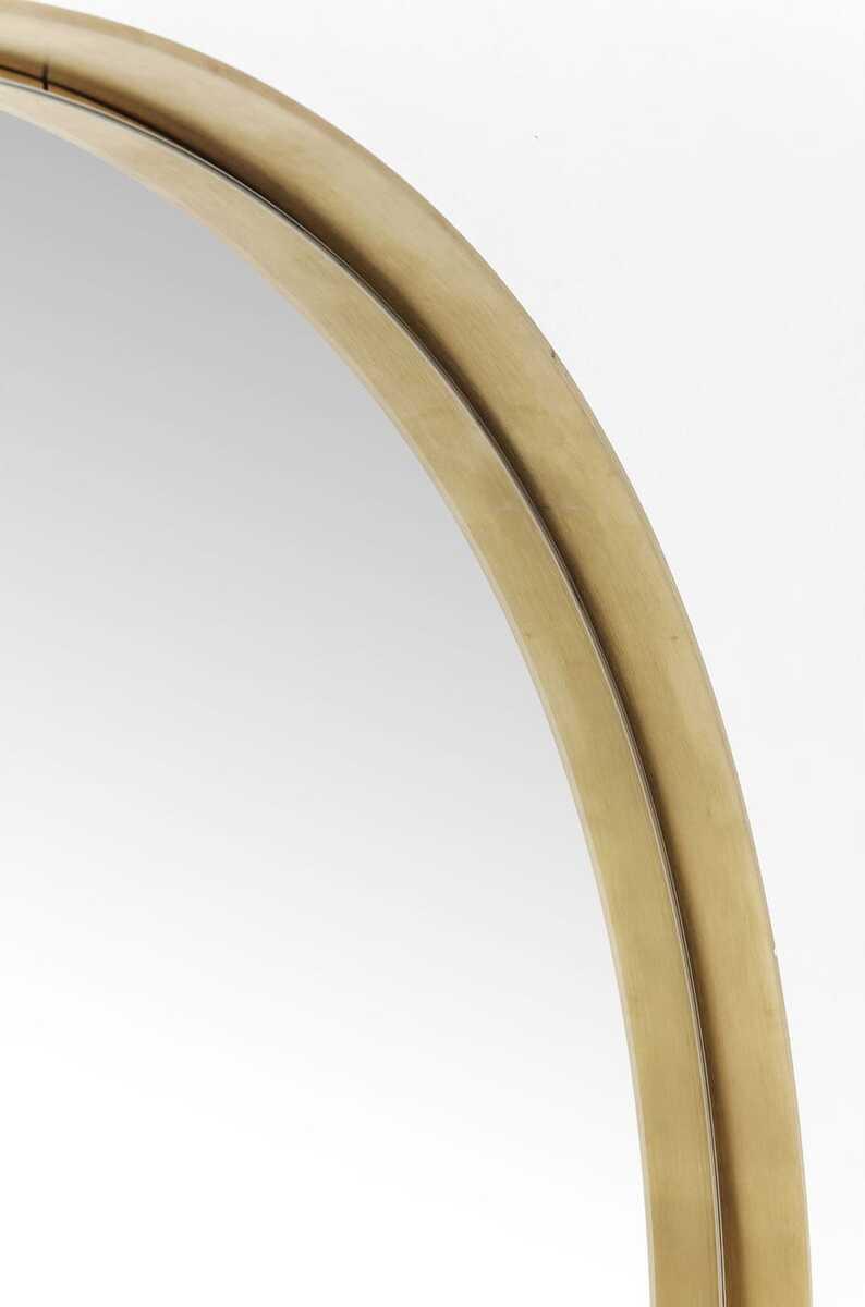 KARE Design Spiegel Curve Brass rund 100  