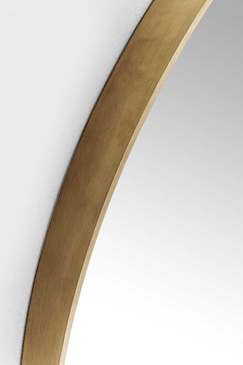 KARE Design Spiegel Curve Brass rund 100  