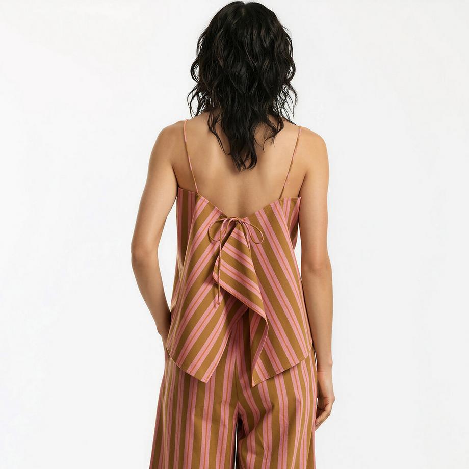 La Redoute Collections Gestreiftes Top mit schmalen Trägern  