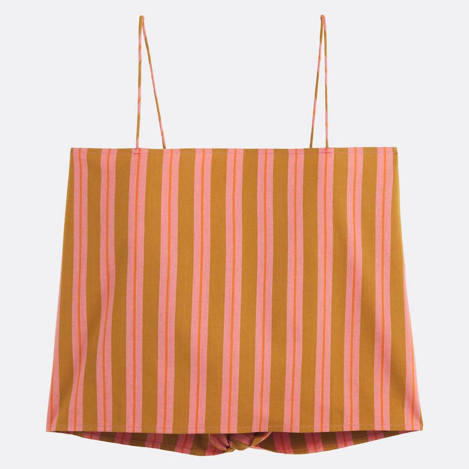 La Redoute Collections Gestreiftes Top mit schmalen Trägern  