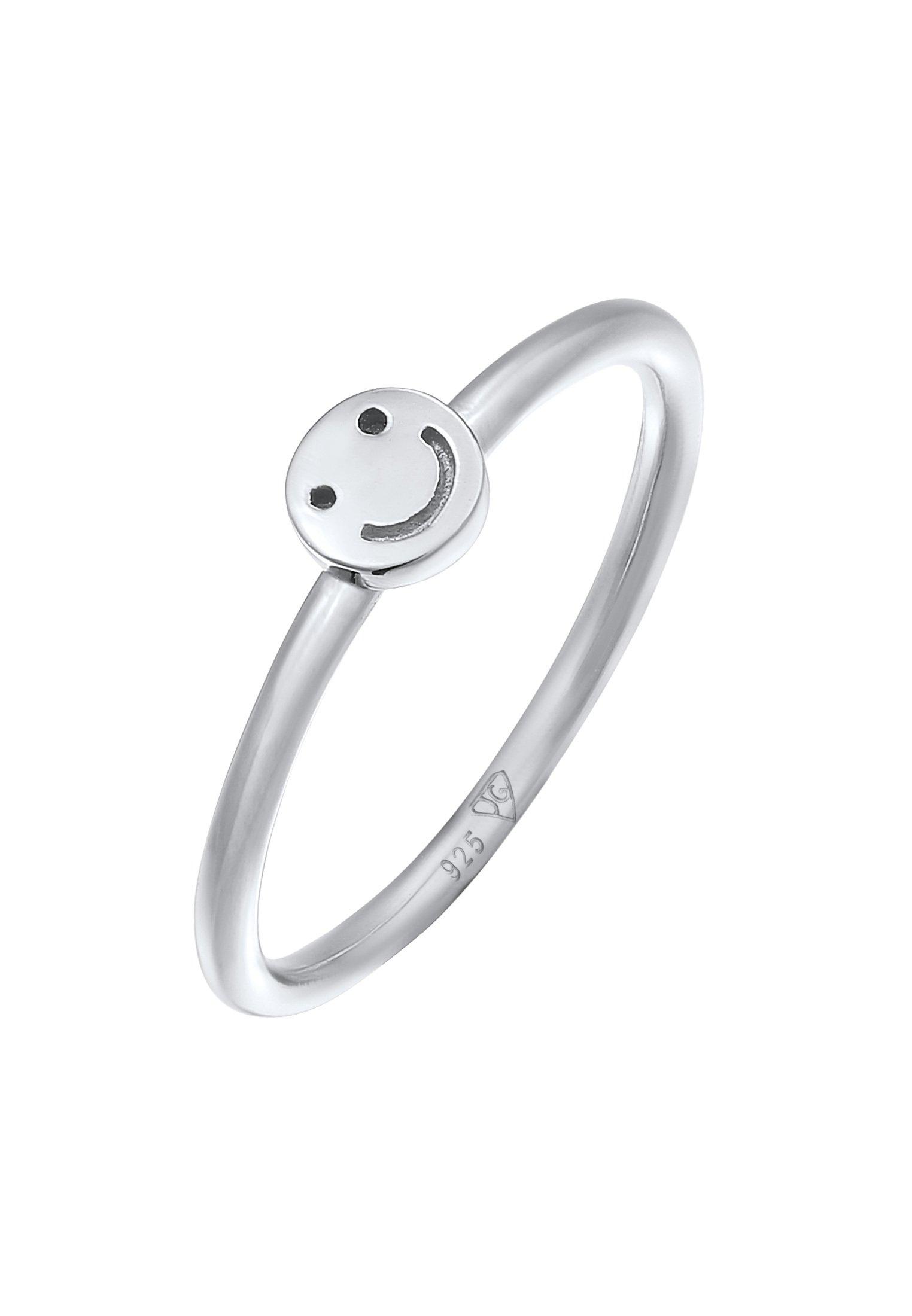 Elli  Ring Mit Smile Pinky Ring 