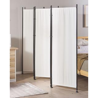 Beliani Raumteiler 5-teilig aus Stoff NARNI  