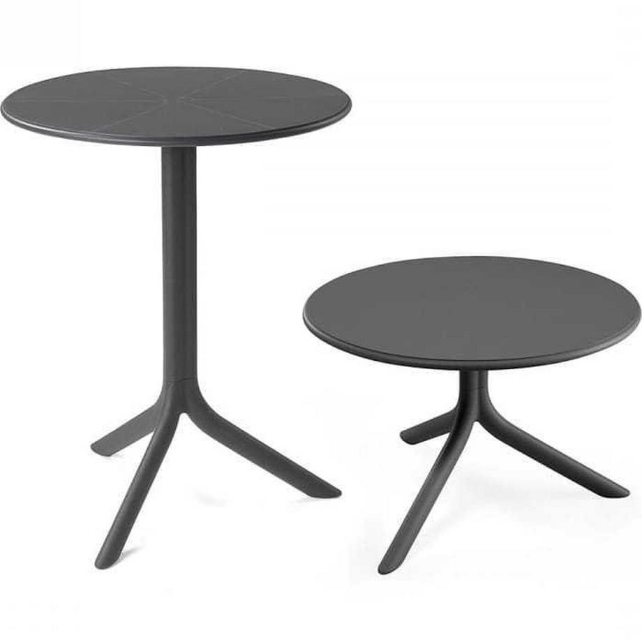 Table de jardin Spritz anthracite 60