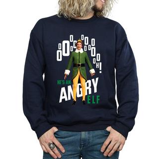 Elf Angry Print Sweatshirt  