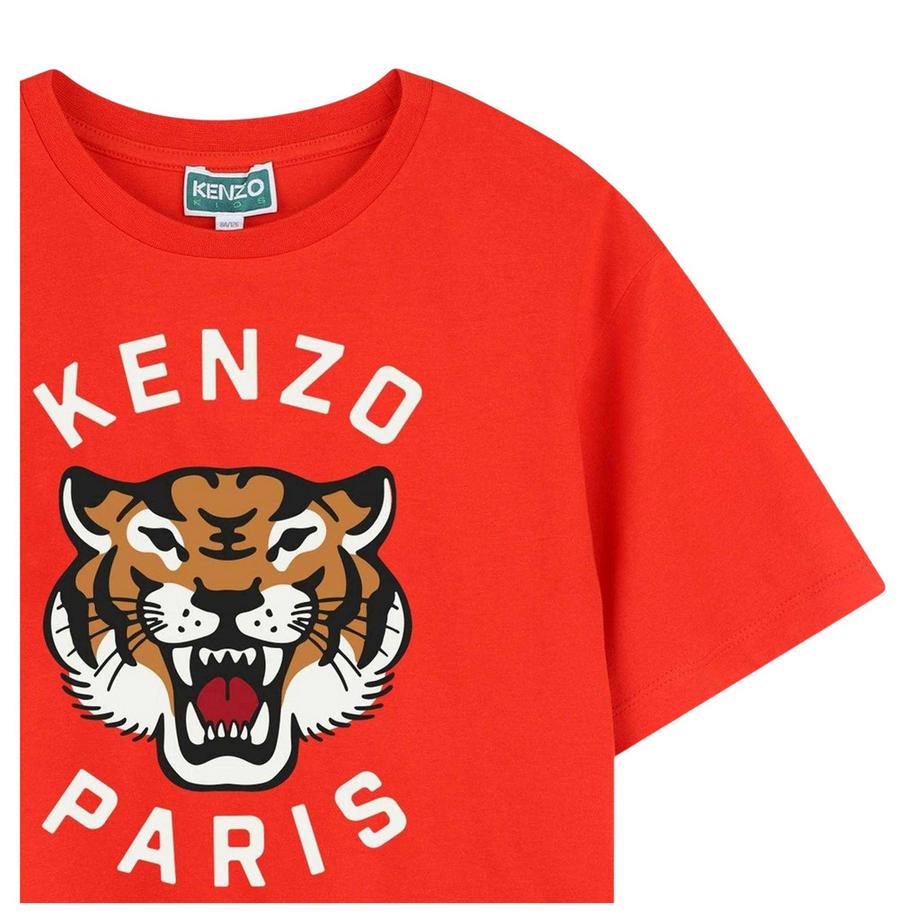 KENZO  Maglietta Vestibilità Rilassata Tigre 
